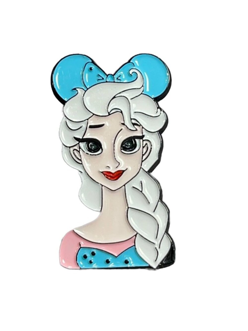 Elsa Frozen Princess Lapel Pin Mouse Ears Jewelry Badge Brooch Pin Accessories